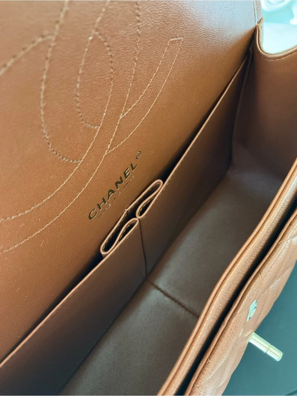 Chanel Brown Caviar Jumbo Flap